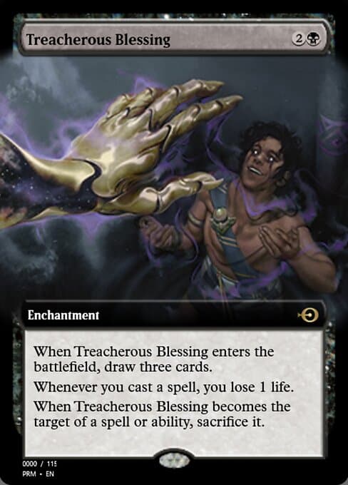 Treacherous Blessing from Magic Online Promos (Rare)