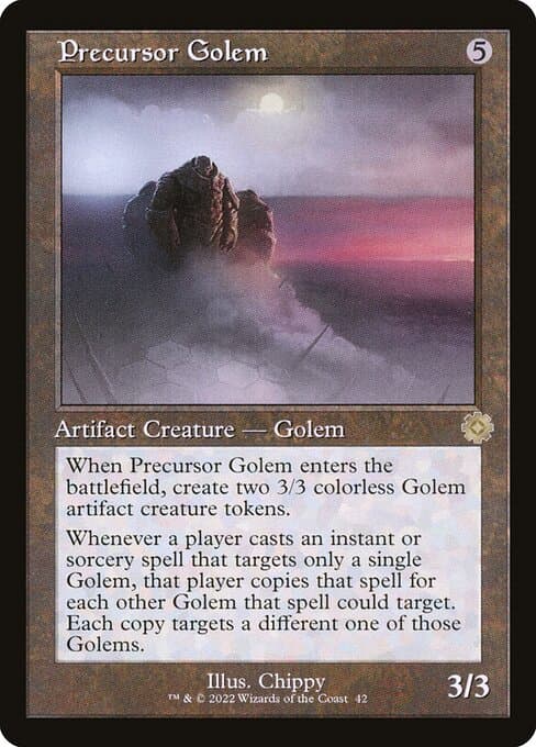 Precursor Golem from The Brothers' War Retro Artifacts (Rare)
