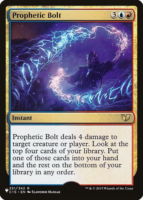 Prophetic Bolt from The List (Rare)