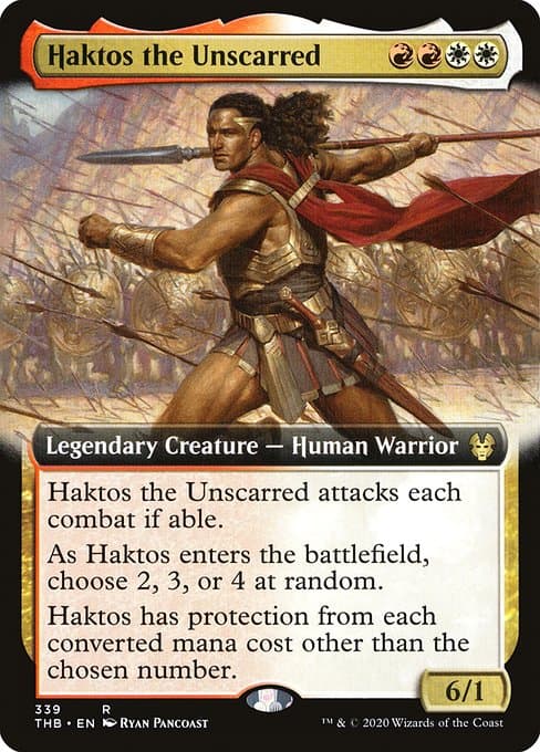 Haktos the Unscarred from Theros Beyond Death (Rare)