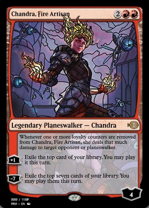 Chandra, Fire Artisan from Magic Online Promos (Rare)
