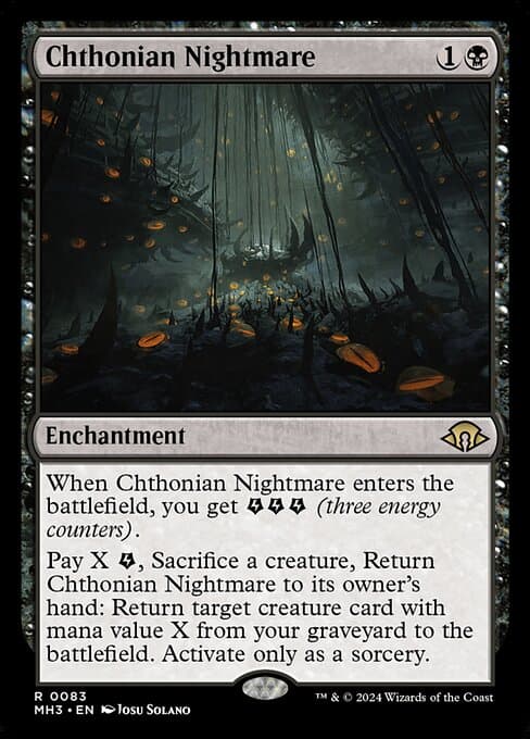 Chthonian Nightmare from Modern Horizons 3 (Rare)