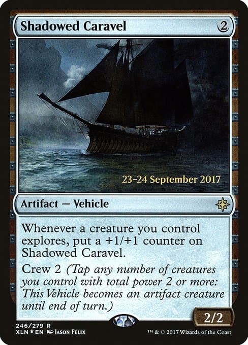 Shadowed Caravel from Ixalan Promos (Rare)
