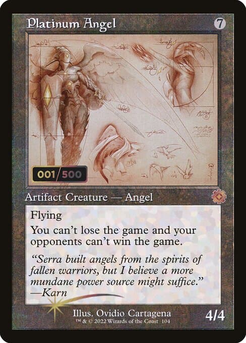 Platinum Angel from The Brothers' War Retro Artifacts (Mythic)
