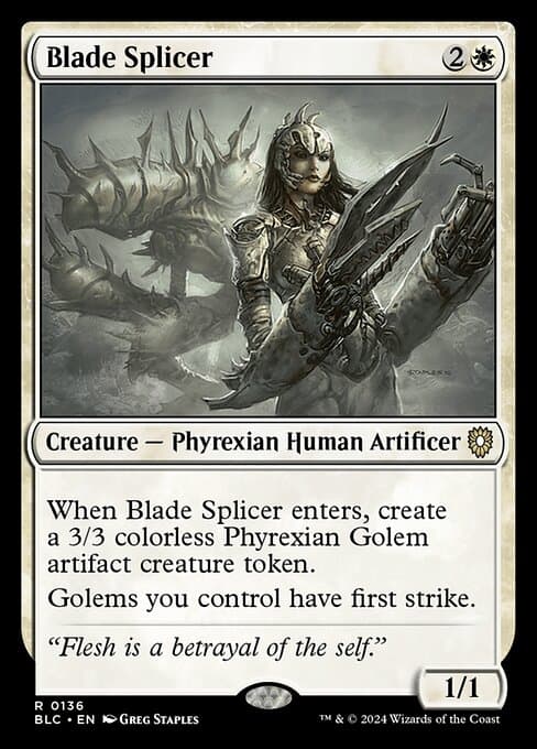 Blade Splicer from Bloomburrow Commander (Rare)