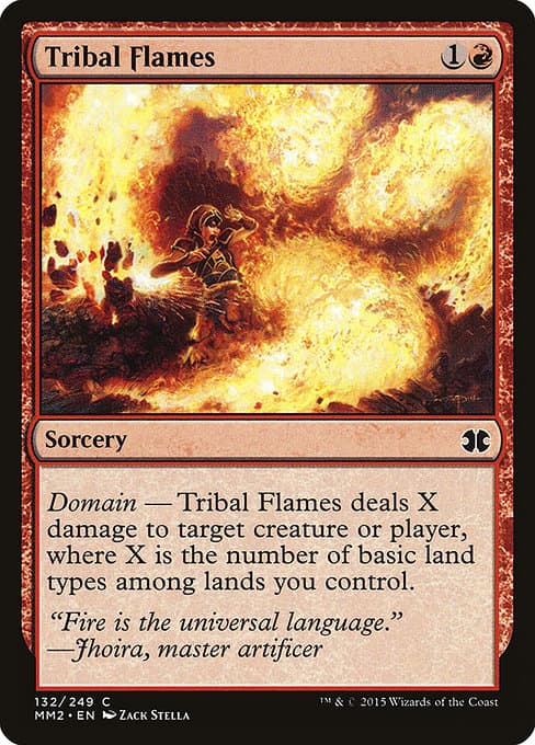 Tribal Flames from Modern Masters 2015 (Common)