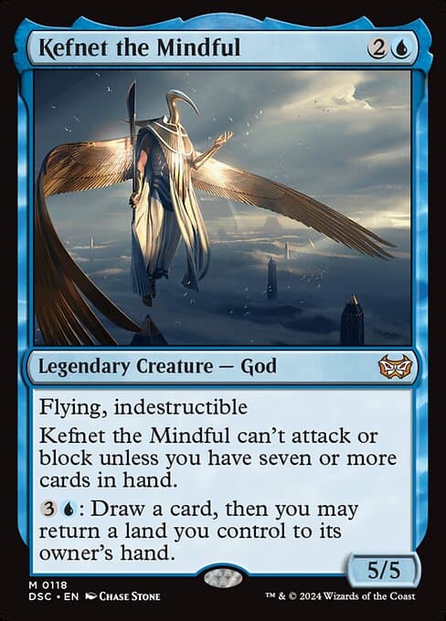 Kefnet the Mindful from Duskmourn: House of Horror Commander (Mythic)