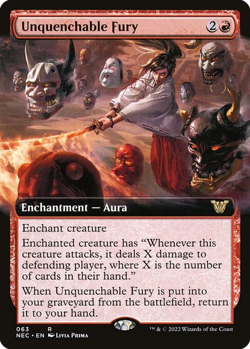 Unquenchable Fury from Neon Dynasty Commander (Rare)