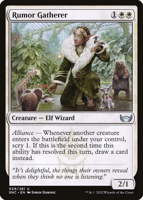 Rumor Gatherer from Streets of New Capenna (Uncommon)