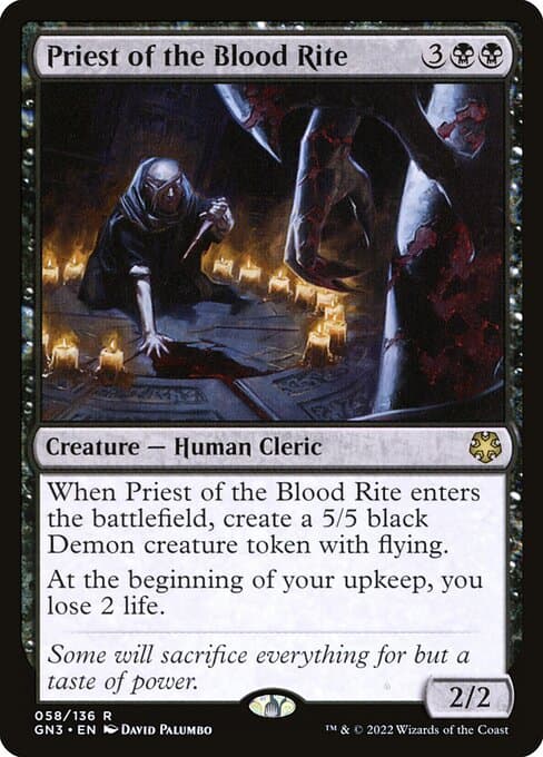 Priest of the Blood Rite from Game Night: Free-for-All (Rare)