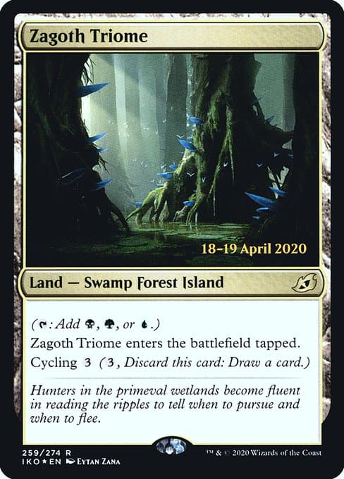 Zagoth Triome from Ikoria: Lair of Behemoths Promos (Rare)