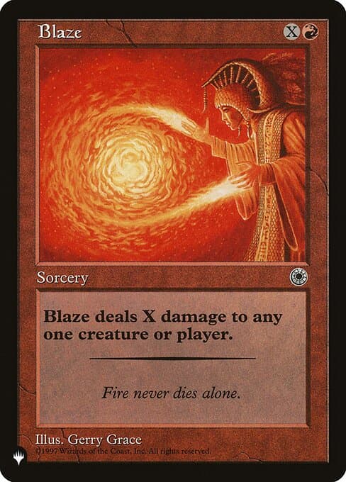 Blaze from The List (Uncommon)