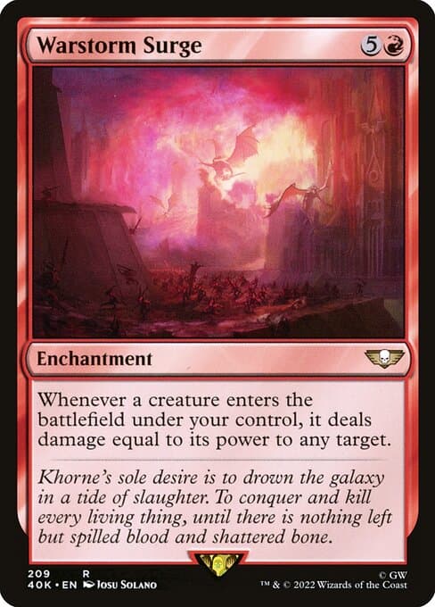 Warstorm Surge from Warhammer 40,000 Commander (Rare)