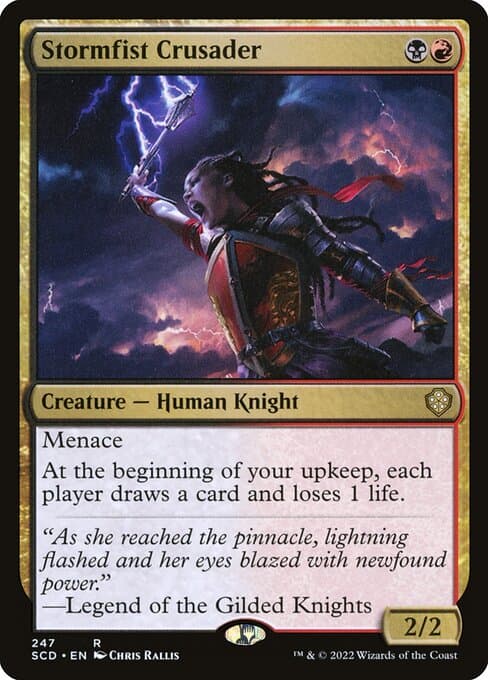 Stormfist Crusader from Starter Commander Decks (Rare)