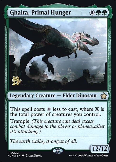 Ghalta, Primal Hunger from Foundations Promos (Rare)