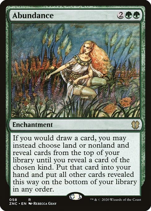 Abundance from Zendikar Rising Commander (Rare)