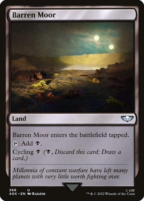 Barren Moor from Warhammer 40,000 Commander (Uncommon)