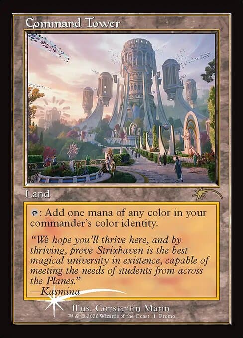 Command Tower from Media and Collaboration Promos (Rare)