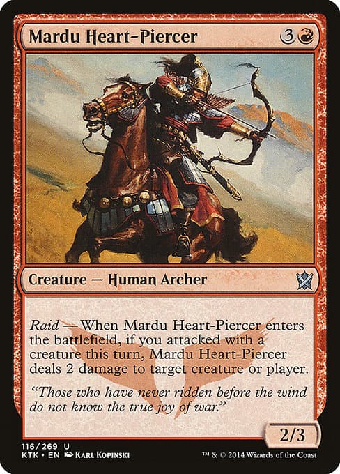 Mardu Heart-Piercer from Khans of Tarkir (Uncommon)