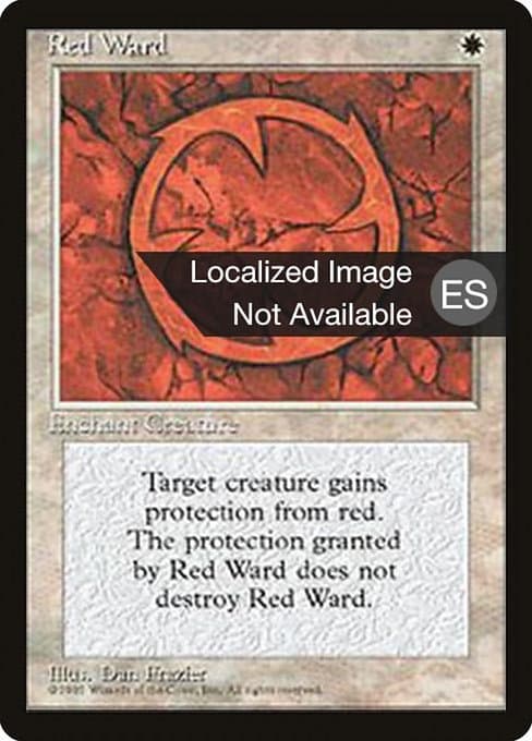 Red Ward from Fourth Edition Foreign Black Border (Uncommon)