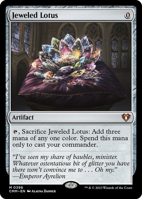Jeweled Lotus from Commander Masters (Mythic)