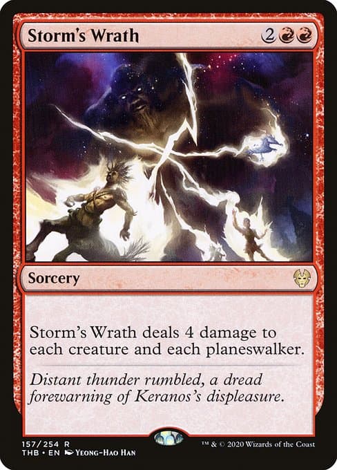Storm's Wrath from Theros Beyond Death (Rare)