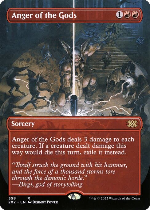 Anger of the Gods from Double Masters 2022 (Rare)