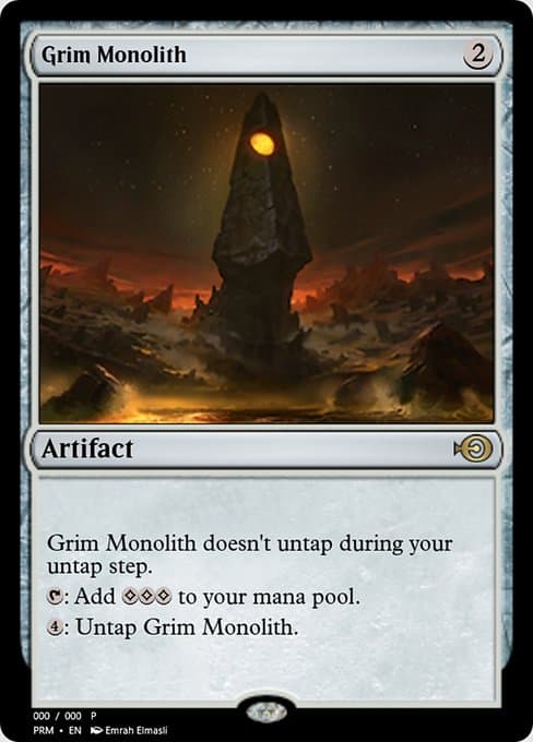 Grim Monolith from Magic Online Promos (Rare)