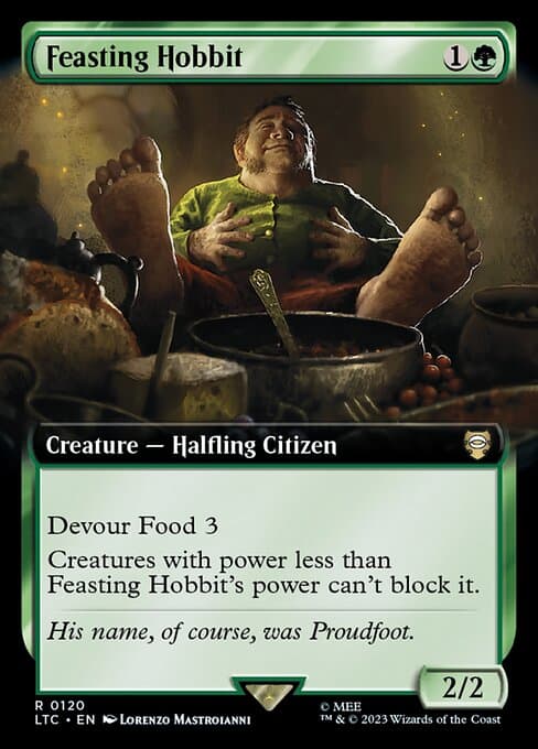 Feasting Hobbit from Tales of Middle-earth Commander (Rare)