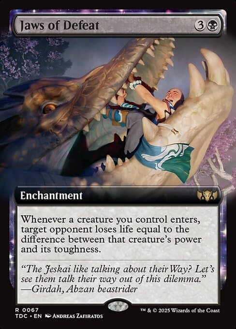 Jaws of Defeat from Tarkir: Dragonstorm Commander (Rare)