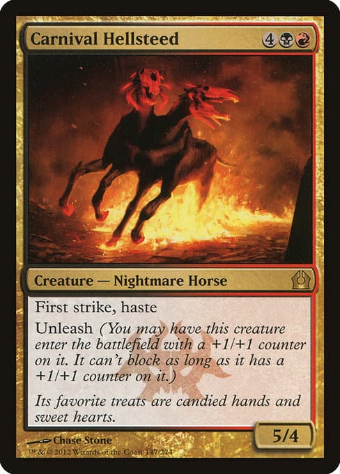 Carnival Hellsteed from Return to Ravnica (Rare)