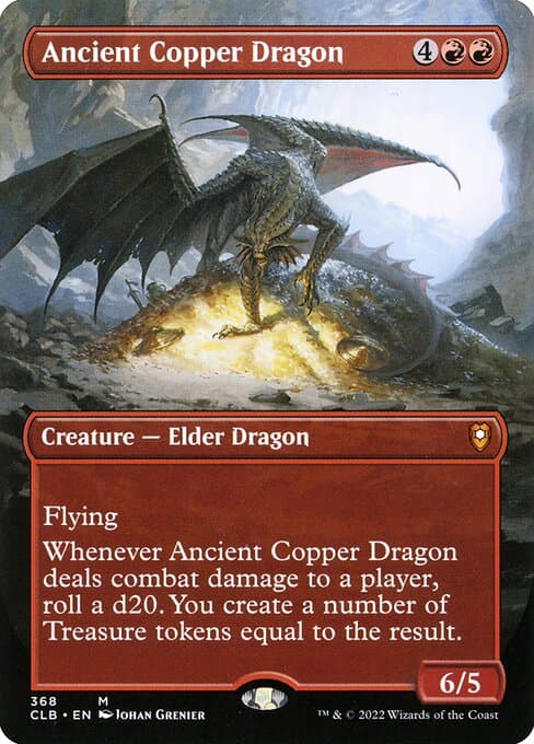 Ancient Copper Dragon from Commander Legends: Battle for Baldur's Gate (Mythic)
