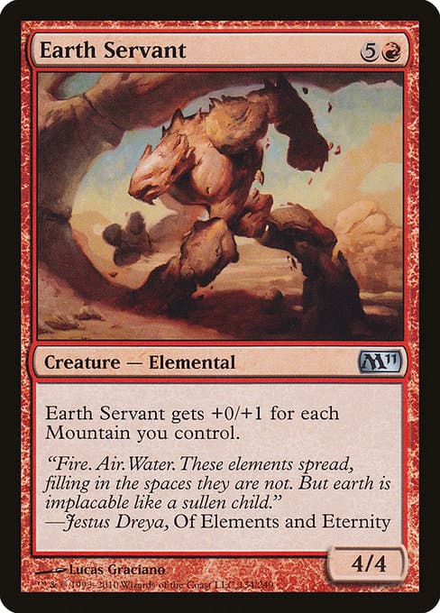 Earth Servant from Magic 2011 (Uncommon)