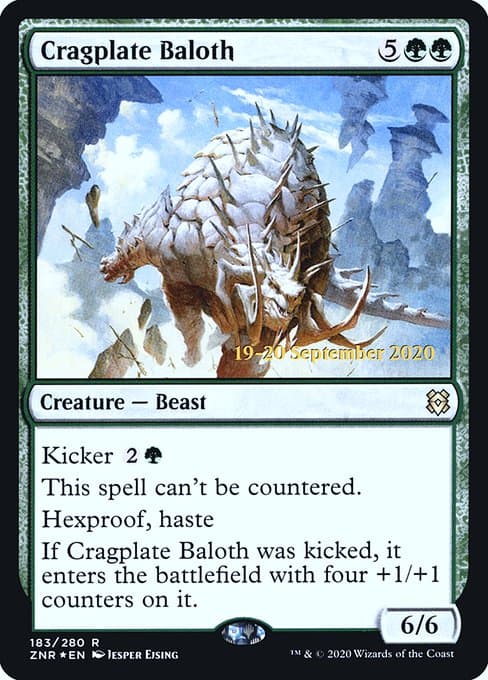 Cragplate Baloth from Zendikar Rising Promos (Rare)