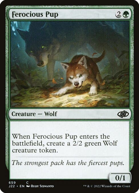 Ferocious Pup from Jumpstart 2022 (Common)
