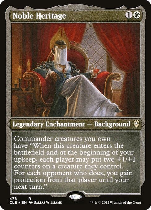 Noble Heritage from Commander Legends: Battle for Baldur's Gate (Rare)