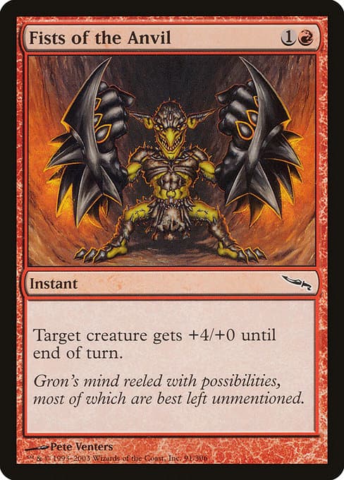 Fists of the Anvil from Mirrodin (Common)