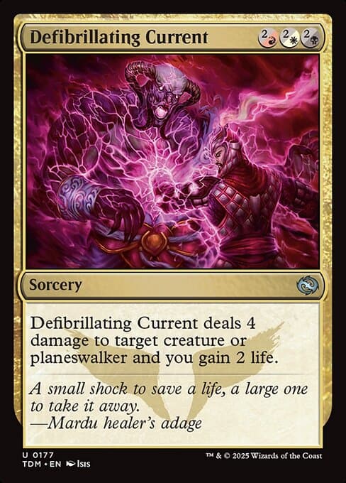 Defibrillating Current from Tarkir: Dragonstorm (Uncommon)