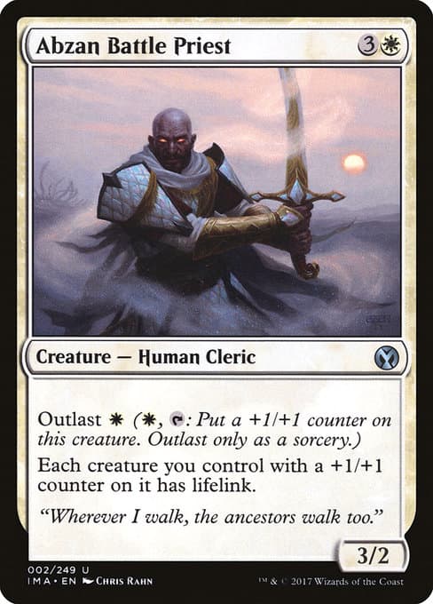 Abzan Battle Priest from Iconic Masters (Uncommon)