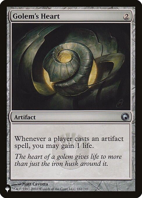 Golem's Heart from The List (Uncommon)