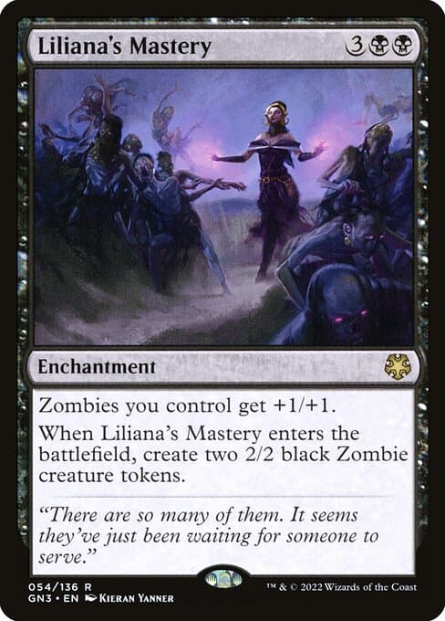 Liliana's Mastery from Game Night: Free-for-All (Rare)