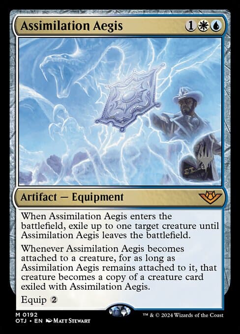 Assimilation Aegis from Outlaws of Thunder Junction Promos (Mythic)