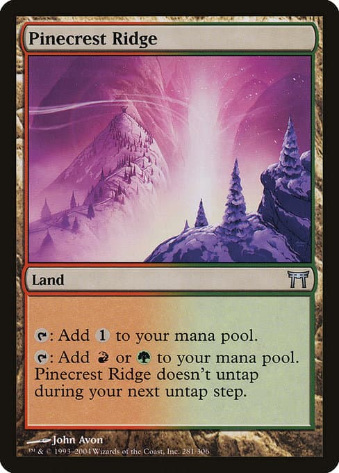 Pinecrest Ridge from Champions of Kamigawa (Uncommon)