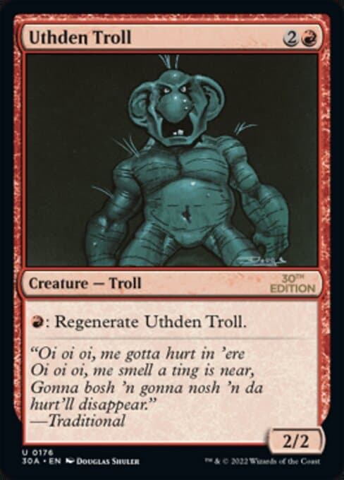 Uthden Troll from 30th Anniversary Edition (Uncommon)
