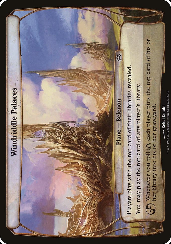 Windriddle Palaces from Planechase 2012 Planes (Common)