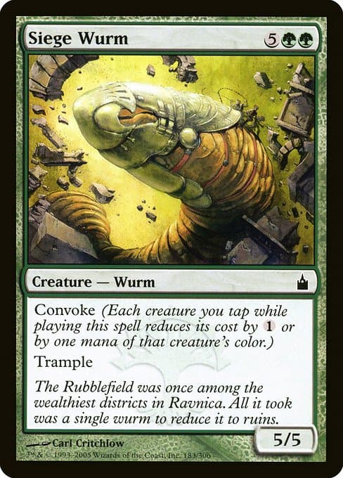 Siege Wurm from Ravnica: City of Guilds (Common)