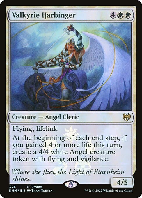 Valkyrie Harbinger from Kaldheim Promos (Rare)