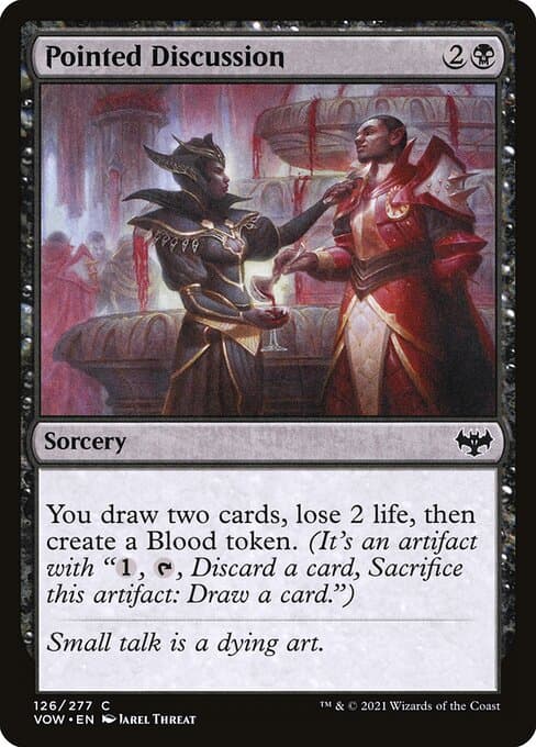 Pointed Discussion from Innistrad: Crimson Vow (Common)