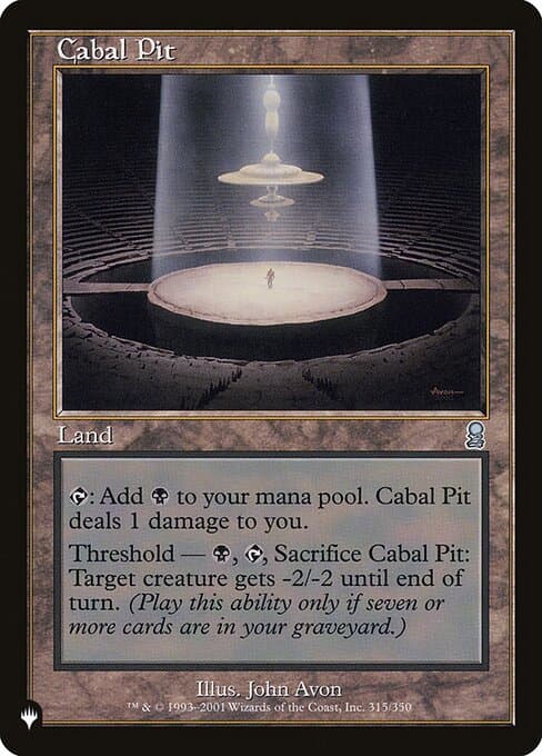 Cabal Pit from The List (Uncommon)