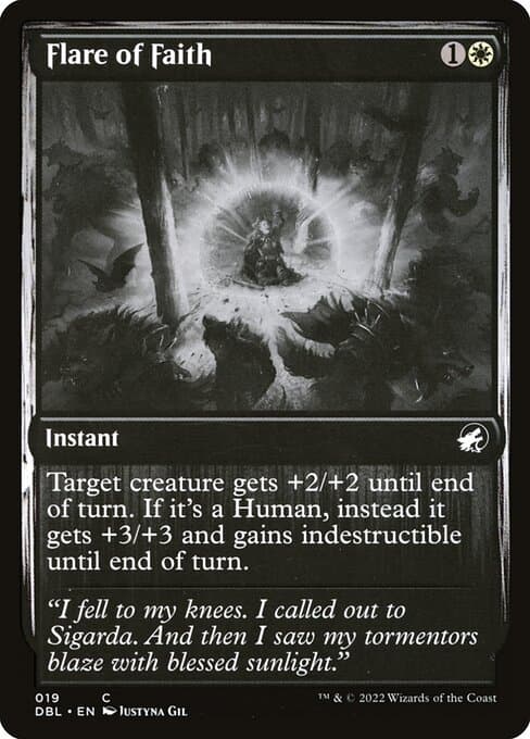 Flare of Faith from Innistrad: Double Feature (Common)